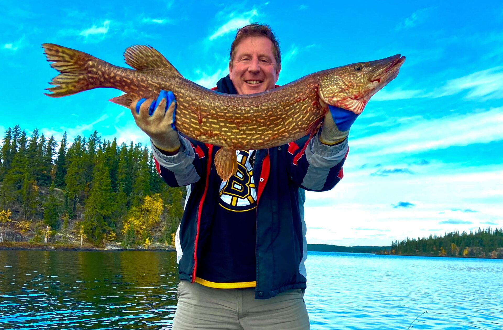Fishing at George Lake